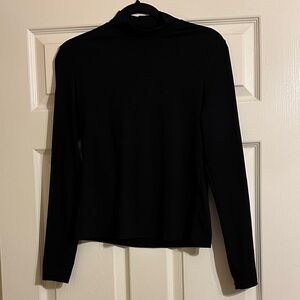 H&M Black Long Sleeve Mock Turtleneck